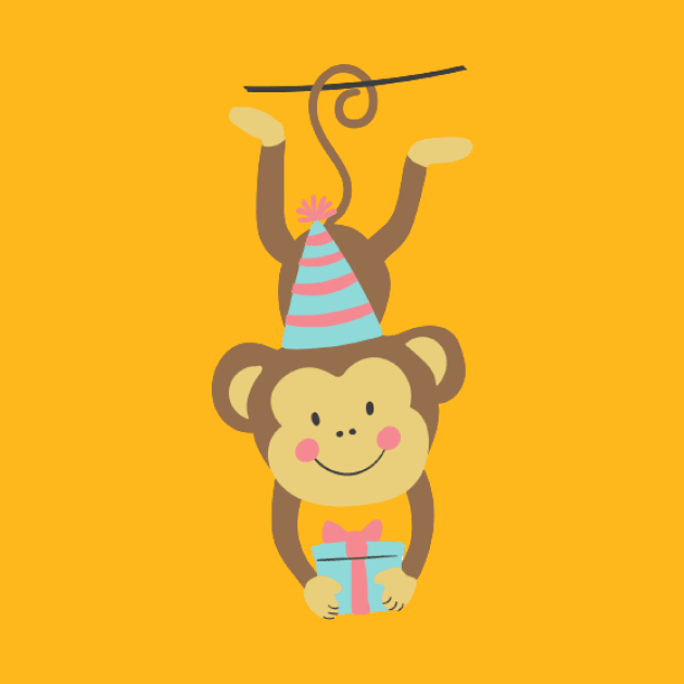 Acrobatic monkey design by brighter bolder louder