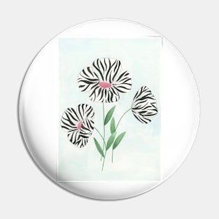 Wildflowers - Zebra Pin