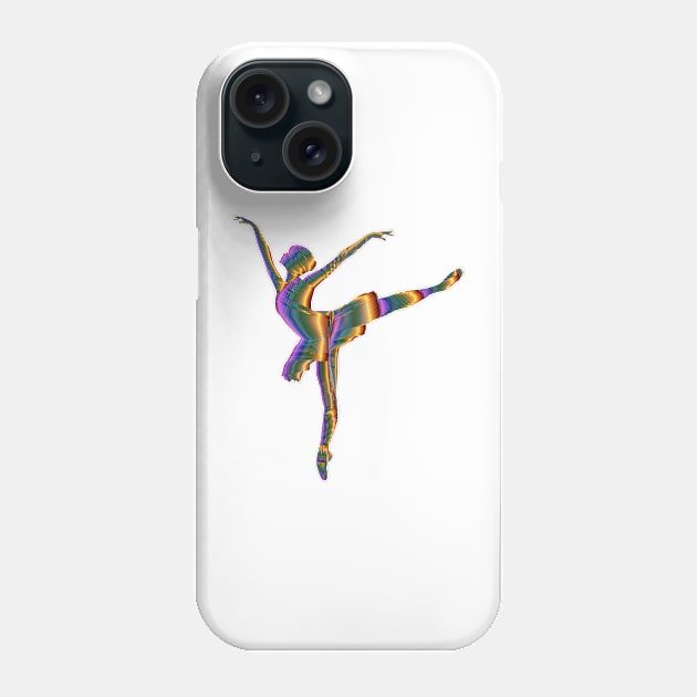 Ballerina Silhouette Phone Case by GRADA