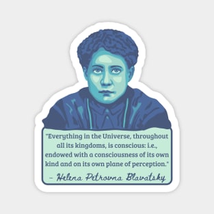 H. P. Blavatsky Portrait and Quote Magnet