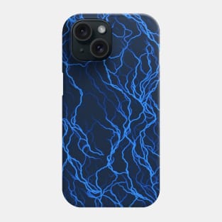 Blue Lightning Phone Case