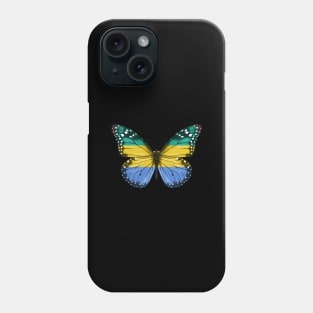 Gabonese Flag  Butterfly - Gift for Gabonese From Gabon Phone Case