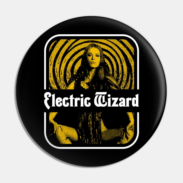 Electric Wizard - Stonedgirl Fanmade Pin by fuzzdevil