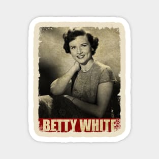 Betty White - NEW RETRO STYLE Magnet