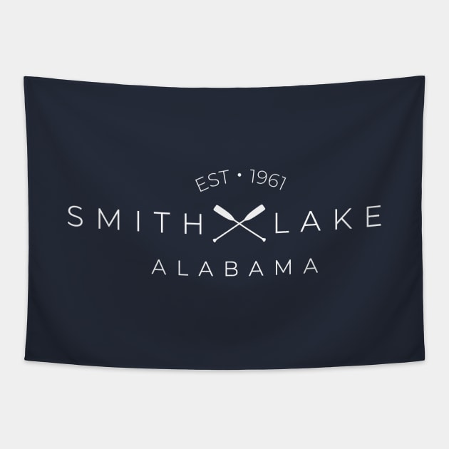 Smith Lake Alabama Tshirt Tapestry by beyerbydesign