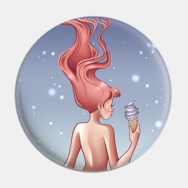 Mermaid Ice Cream Pin by Smilla