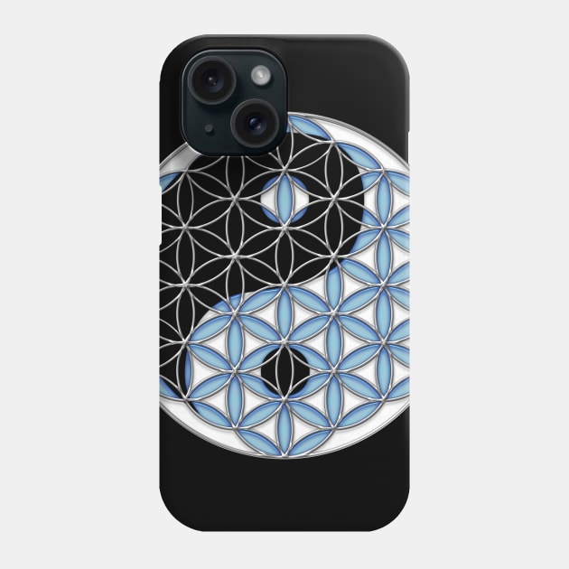 Geometric Yin Yang - Tree of Life Phone Case by MellowGroove