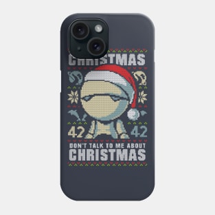 Ugly Sweater Marvin Paranoid Android - Hitchhiker's Guide to the Galaxy T-Shirt Phone Case