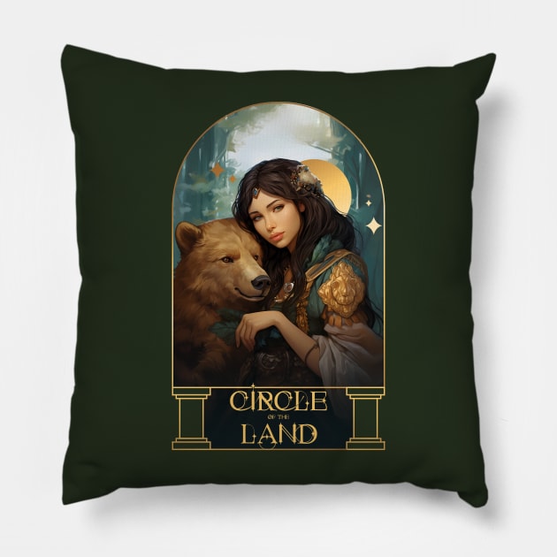 CIrcle of the Land DnD Druid. Baldurs gate 3. Pillow by MaxDeSanje 