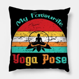 My favourite yoga pose Pillow