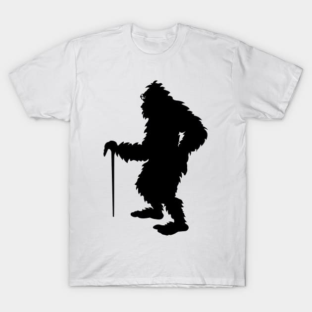  Bigfoot Grandpa Yeti Cryptozoologist Bigfoot T-Shirt