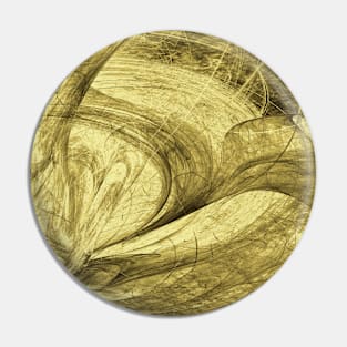 Flying threads of gold Pin