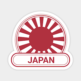 Japan Navy Badge - Japan Flag Magnet