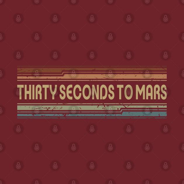 Thirty Seconds To Mars Retro Lines by casetifymask