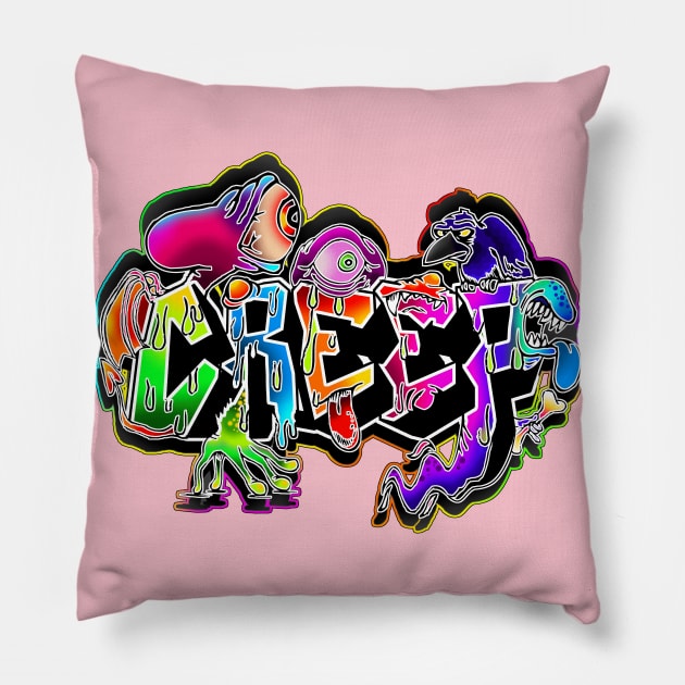 Creep Pillow by Tookiester