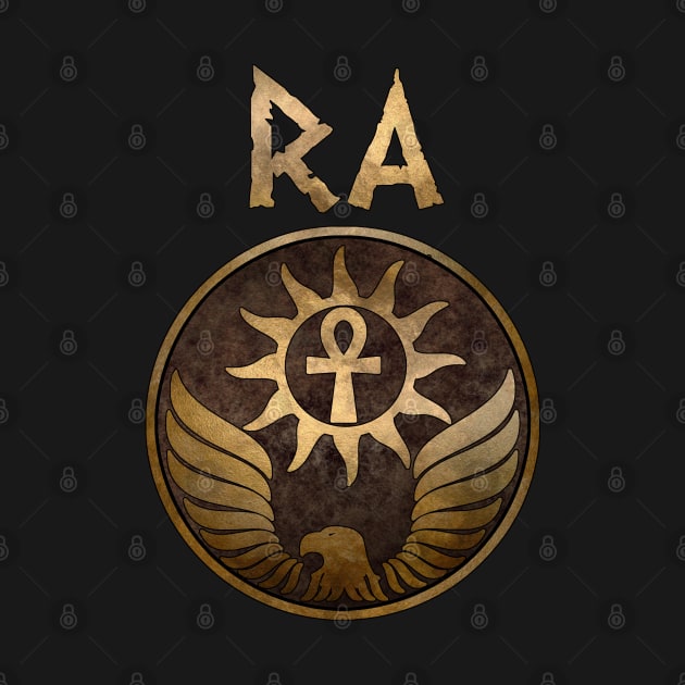 Ra Ancient Egyptian God Symbol by AgemaApparel