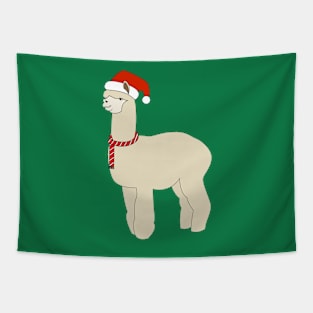 Christmas Llama Digital Art | Christmas Special | illusima Tapestry