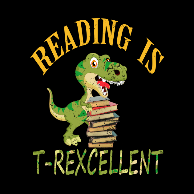 reading is t-rexcellent by Oliverwillson