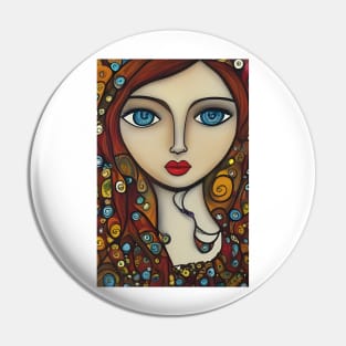 Girl with a Pearl Earing Pin