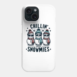 Snowman Squad: Chillin' with My Snowmies Phone Case