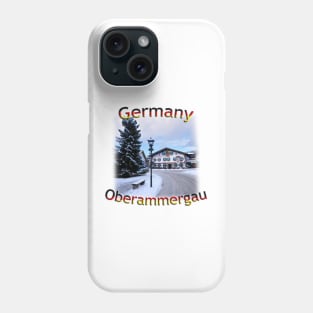 German Bavarian Alps, town of Oberammergau Phone Case