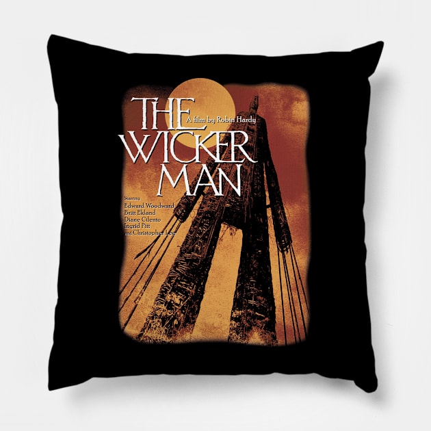 The Wicker Man, Horror Classic, Christopher Lee Pillow by StayTruePonyboy