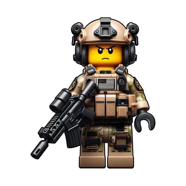 Tactical LEGO by Rawlifegraphic