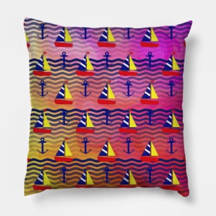 Boats Afloat Pillow