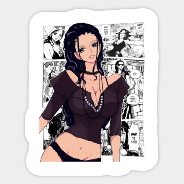 Nico Robin One Piece Fashion Nico Robin Sticker Teepublic