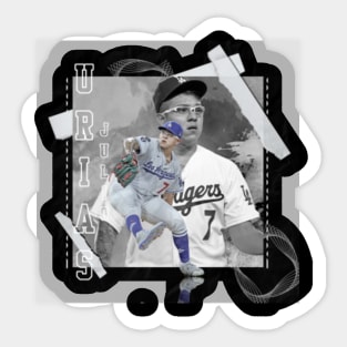 Julio Urias Baseball Paper Poster Dodgers 2 - Julio Urias - Sticker