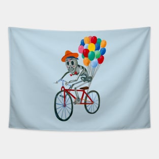 Dia de los Muertos, Bicycle Ride Tapestry