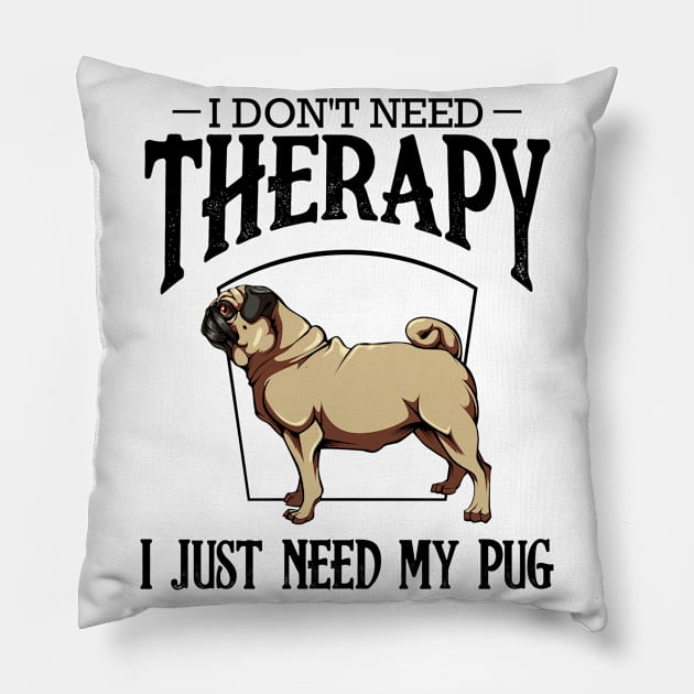 Pug Pillow by Lumio Gifts