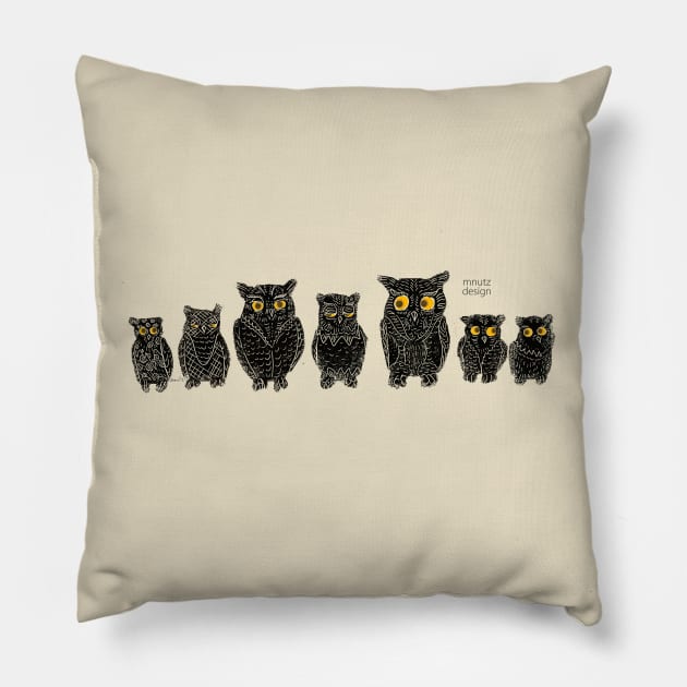 Owls Pillow by mnutz