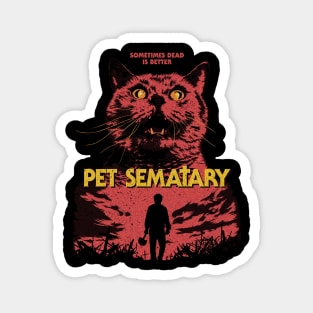 80s Pet Sematary Magnet