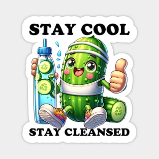 Cucumber Hydration Hero - Stay Cool, Stay Cleansed Shirt Magnet