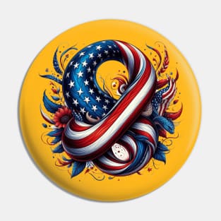 American flag Pin