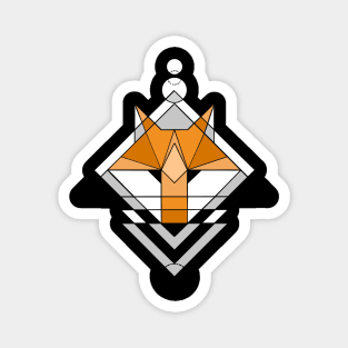 Geometric fox Magnet