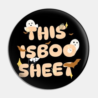 This Is Some Boo Sheet Funny Ghost Halloween humor gifts Pin