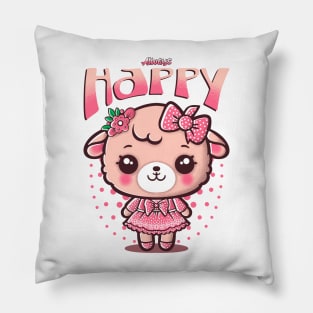 Happy Baby Sheep Pillow