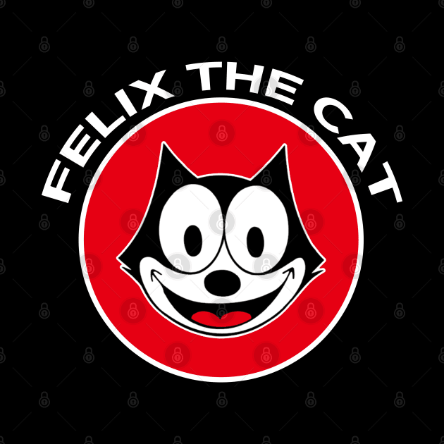 Felix The Cat Retro Faded Design by Kinanti art