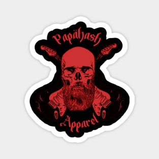 Papa Hash Apparel: Motorbeard and Guitars Magnet