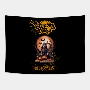 Cute Spooky Vibes halloween Tapestry