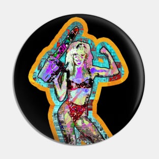 Scream Queen Linnea Quigley Pin