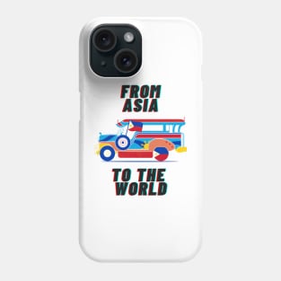 Pinoy Pride Philippine Jeepneys around the World Phone Case