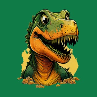 Tyrannosaurus Rex Dinosaur Head T-Shirt