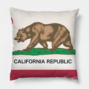 Washed California flag Pillow