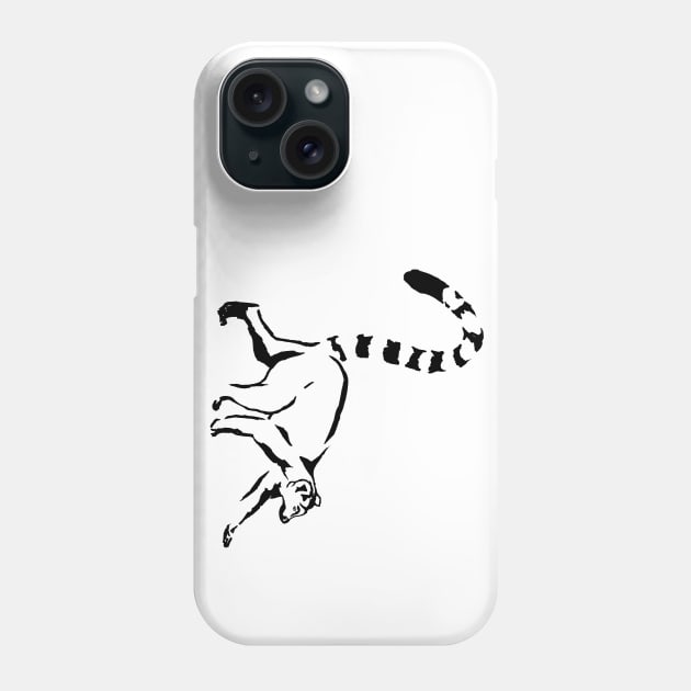 Lemur catta Phone Case by consequat