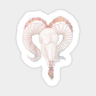 Aries Skull - Full colour Magnet