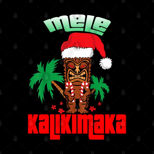 Mele Kalikimaka Merry Christmas Hawaiian Xmas Gift by intelus