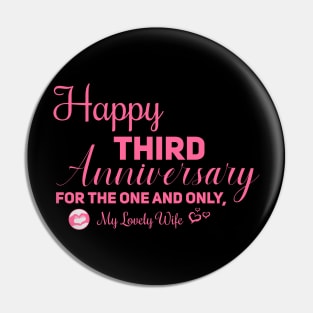 Happy third anniversary for the one and only, My lovely wife Pin